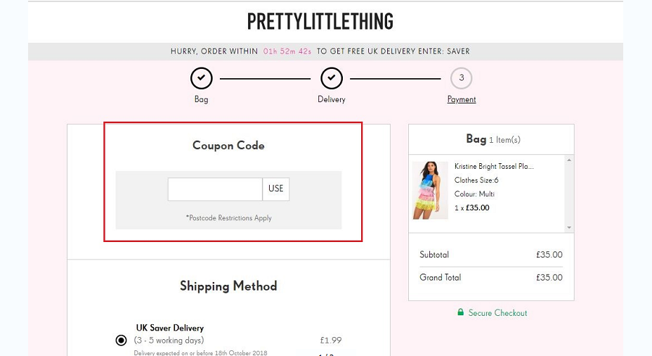 PrettyLittleThing Coupons